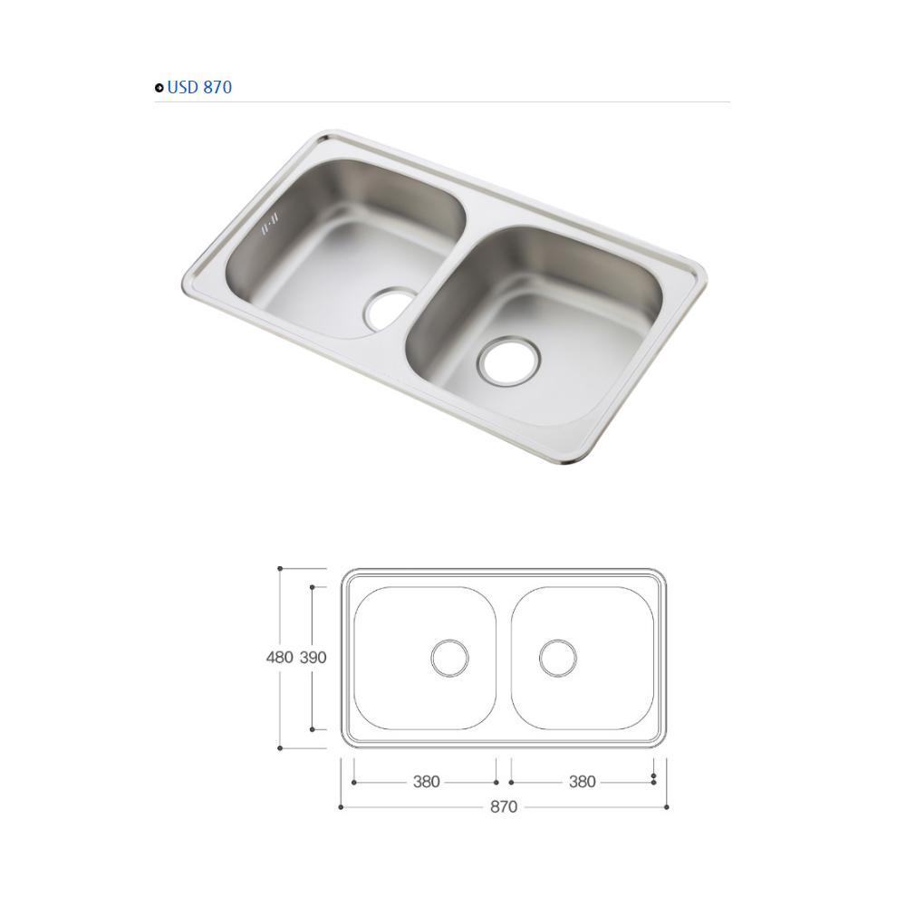 INSET SINK BOWL