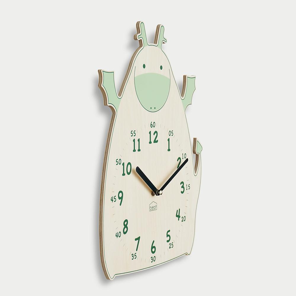 Hopeful Dragon non-ticking Silent Wall Clock