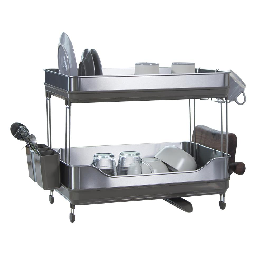PREMIUM FRAME 2-TIER DISH RACK