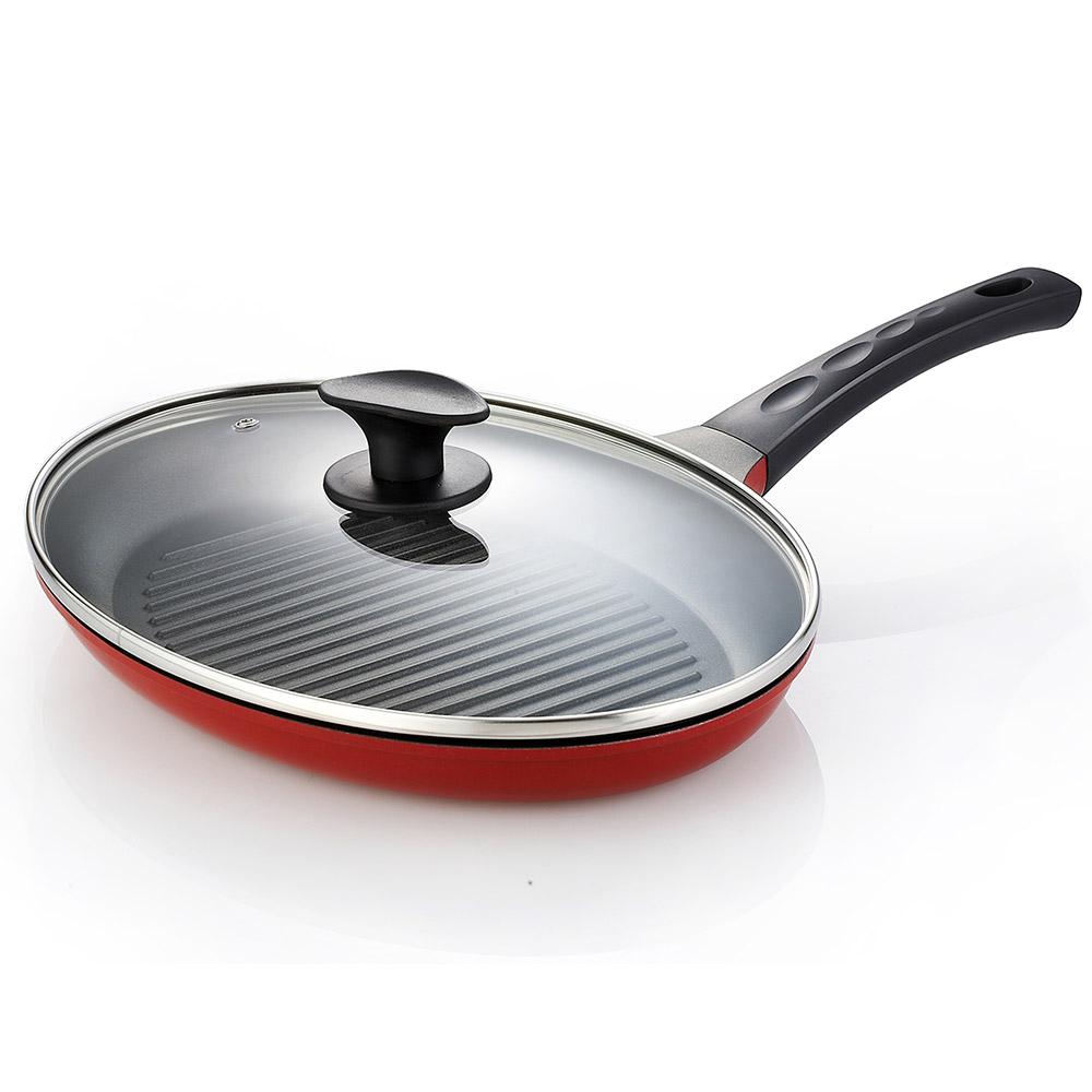 WIDE GRILL PAN 35CM COOKWARE