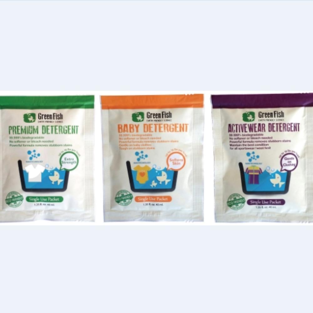 Green Fish Premium Single Use Packets detergent