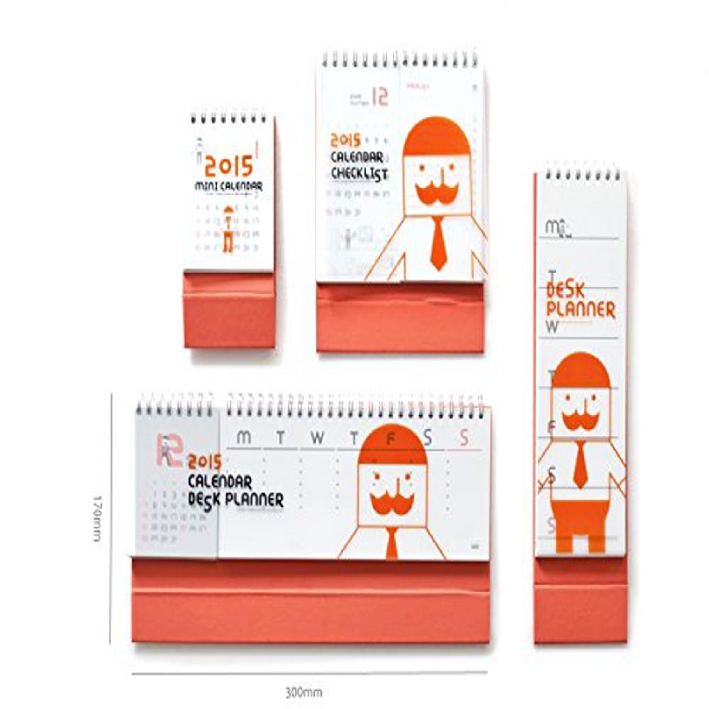 JSTORY 2015 CALENDAR DESK PLANNER, Korean planner, Cute planner