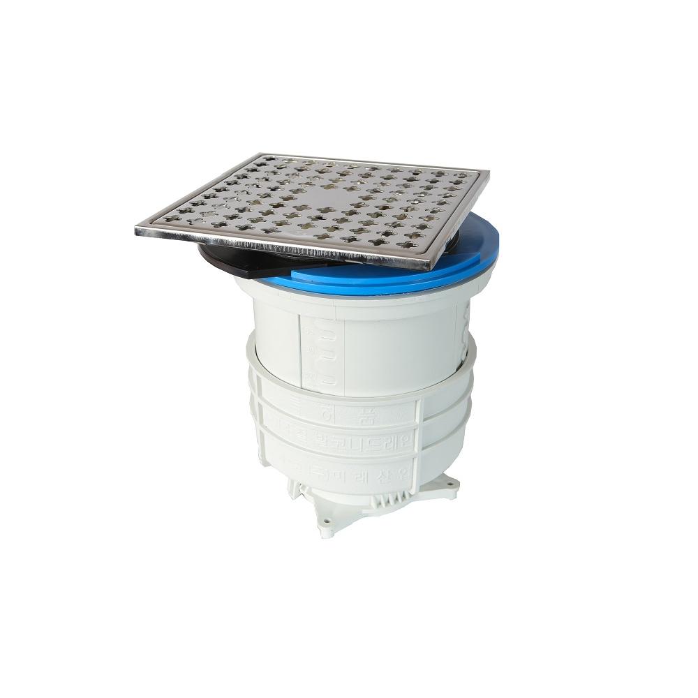 Ecentric slider drain trap M-8 as the stainless steel plate of upper part can be moved to right,left