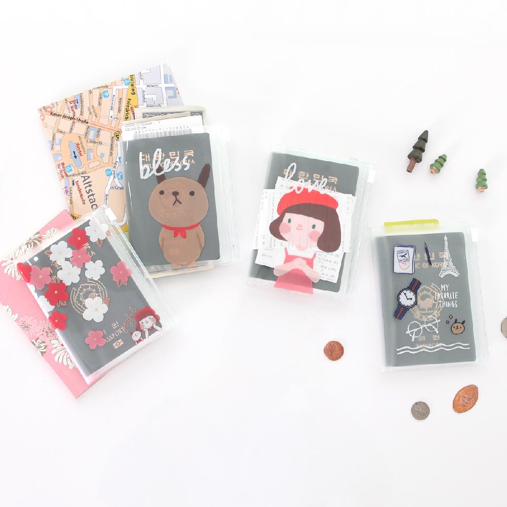 GRACEBELL Hello Jane clear passport case