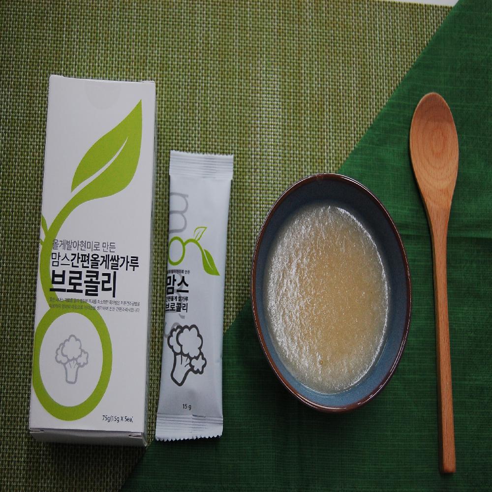 Mom's Simple Olge Rice Powder  Broccoli