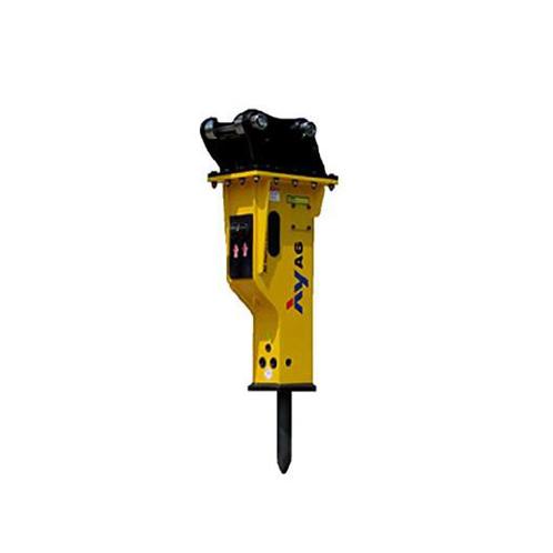 Hydraulic Breaker with reduced noise, maximized impact and minimized the bolt loosening by vibration