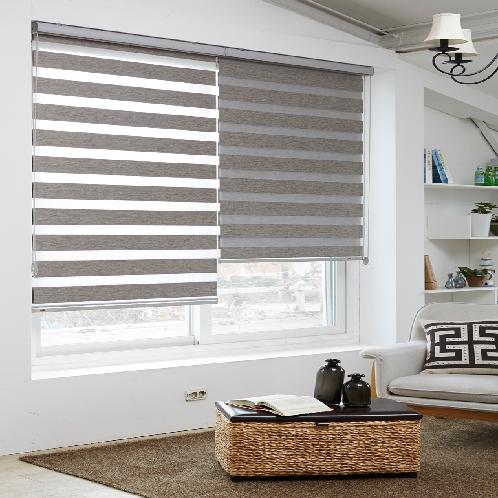 POLYESTER COMBI BLIND WINDOW SHADE TEXTILE(HOLY)-ANTIBACTERIAL/BLACK OUT | ZEBRA BLIND, VISION BLIND, COMBI BLIND, ROLLER BLIND, BLIND TEXTILE, COMBI SHADE