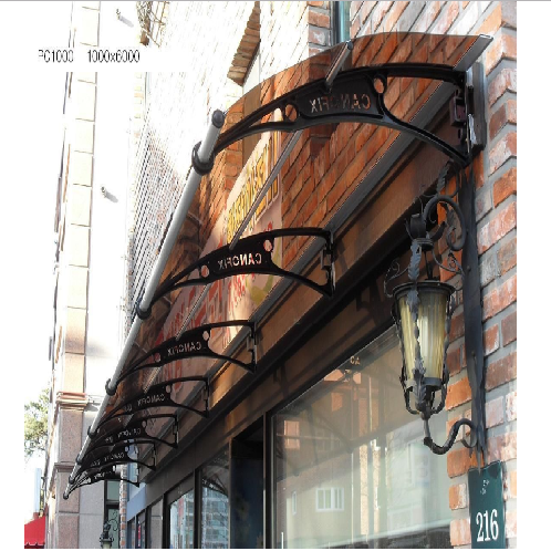 Canopy Door Window Awning adjusted Wall Clear Sheet PCG 39/ 47/ 55 * 25.5inch