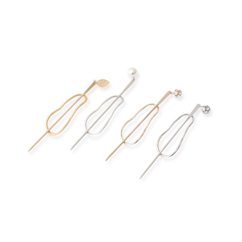 Jinccecil Hairpin Hairpin Set Large (Wave Ellipse) Fashion Hairpin