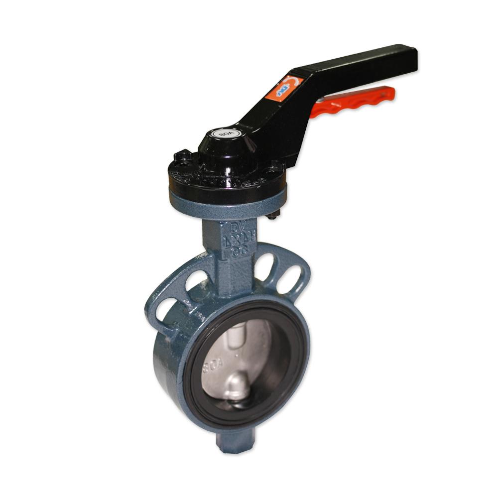 DOW Valve Korea, Cast iron body, EPDM seat, Wafer type,  Butterfly Valve, Manual operating