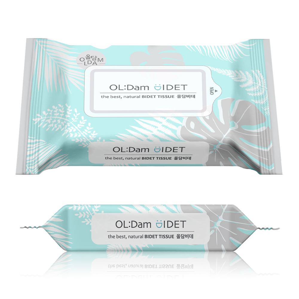 BIDET Flushable wet wipes OLDAM mint