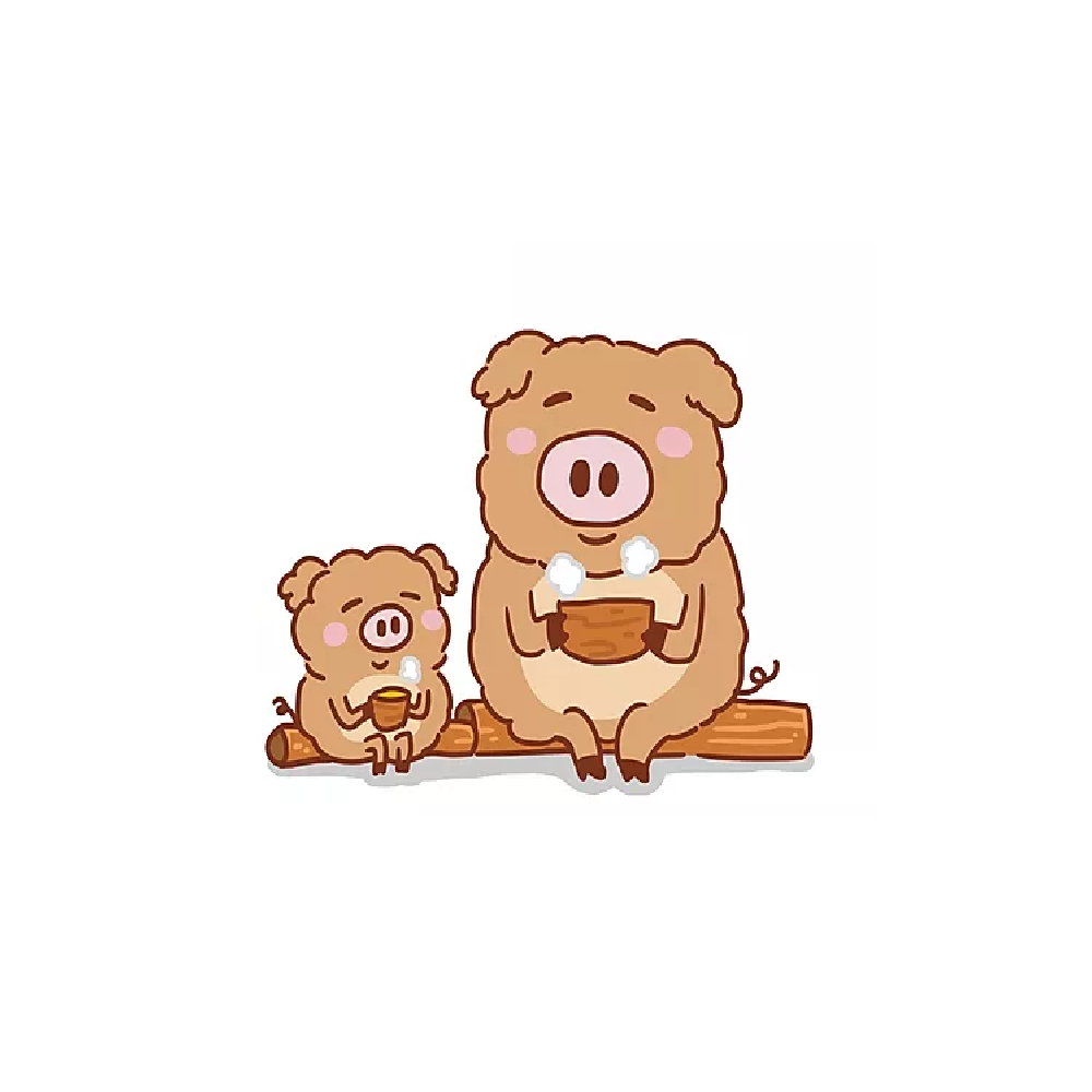 Mangalitsa Pig, a cute hairy pig