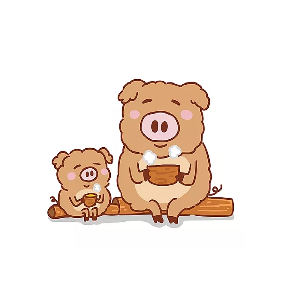 Mangalitsa Pig, a cute hairy pig