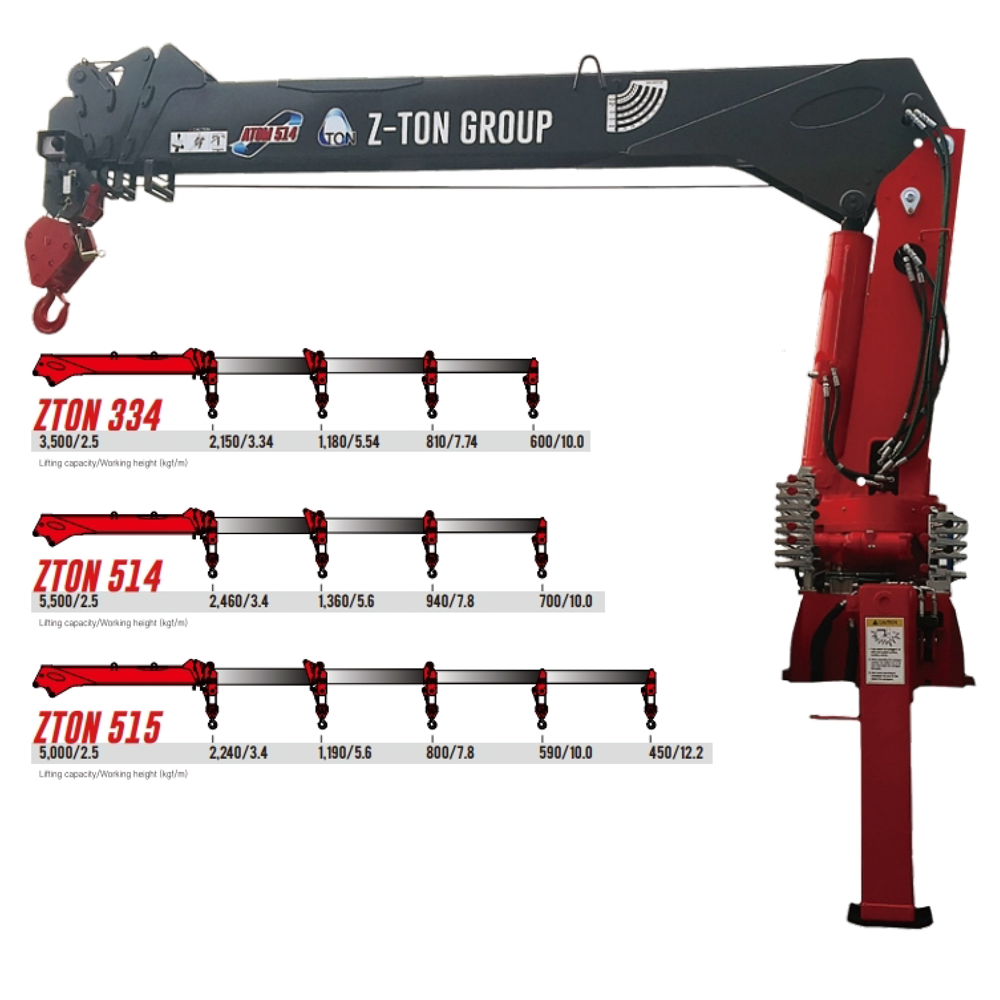 ZTON Truck Mounted Crane ZTON 334/514/515