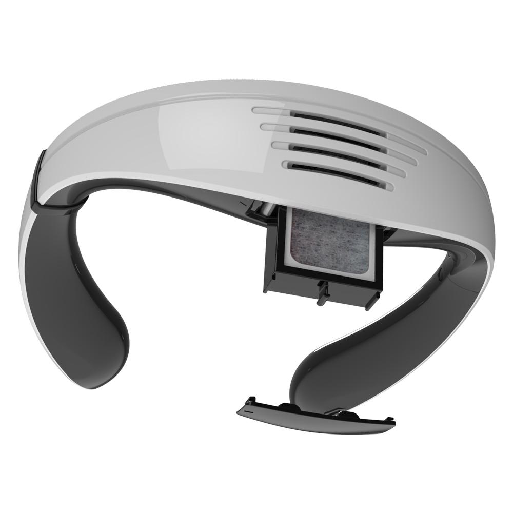 EOS Convenient Wearable Type Portable Air Purifier Hepa Filter Oxygen Anion Ions