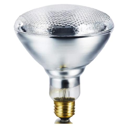 JK HEAT PLUS 175W PAR38 Clear Infrared Heat Bulb Hard Glass 10pcs 110-120V