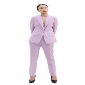 SUITHEEL ONE BUTTON SINGLE SUIT - LAVENDER