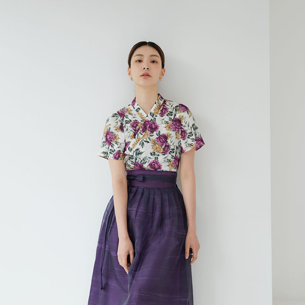 Korean traditional skirt (purple)