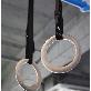 detail image1 DODAM Factory Supply Wooden Gymnastic Rings With Adjustable Straps 2 buyers