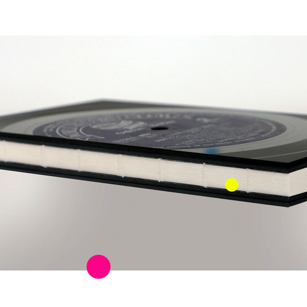 Up-cycling LP Vinyl Record Notebook