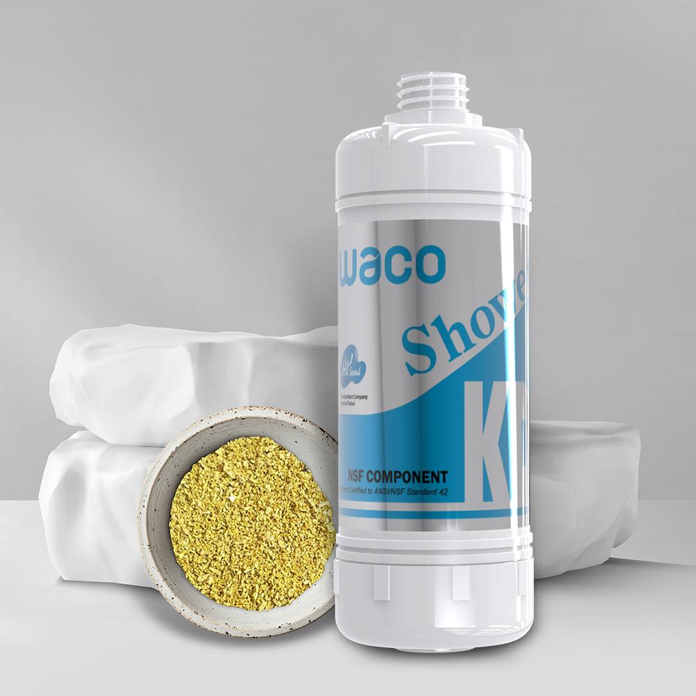 KDF Shower Filter High Pressure Shower Head Boosting Water Bathroom