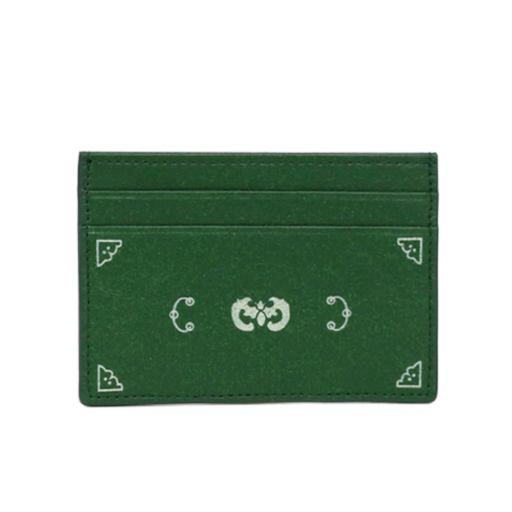 Bat pattern card wallet