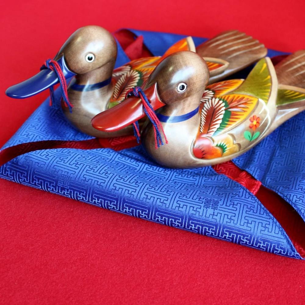 Craft Wooden Woodworking mandarin duck duck wild goose B