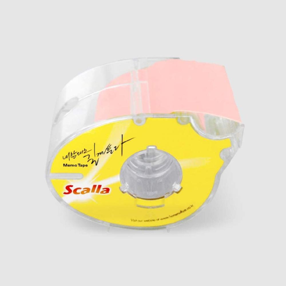 Scalla Memo Tape 48mm Set Sticky Note Adhesion 3 Colors Labeling Office Supply