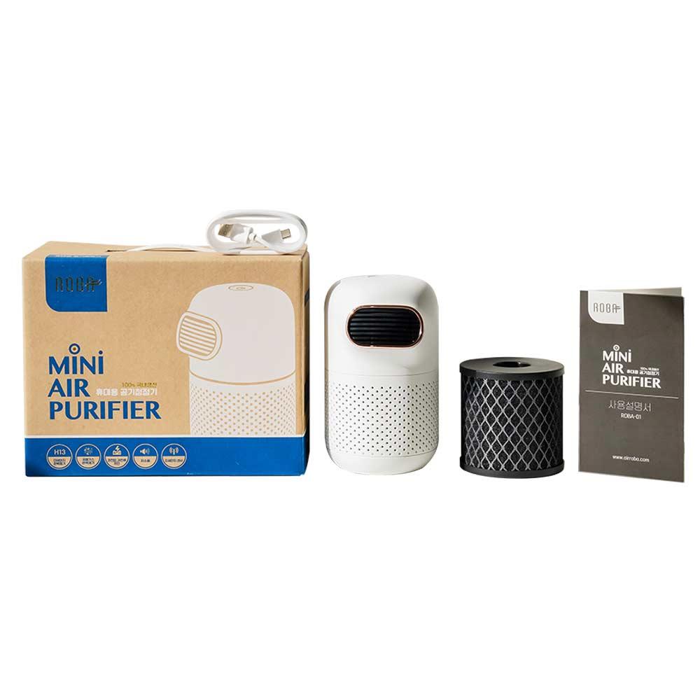 Cheongwoo C&T ROBA Mini Portable Air Purifier / Color : Cool Gray