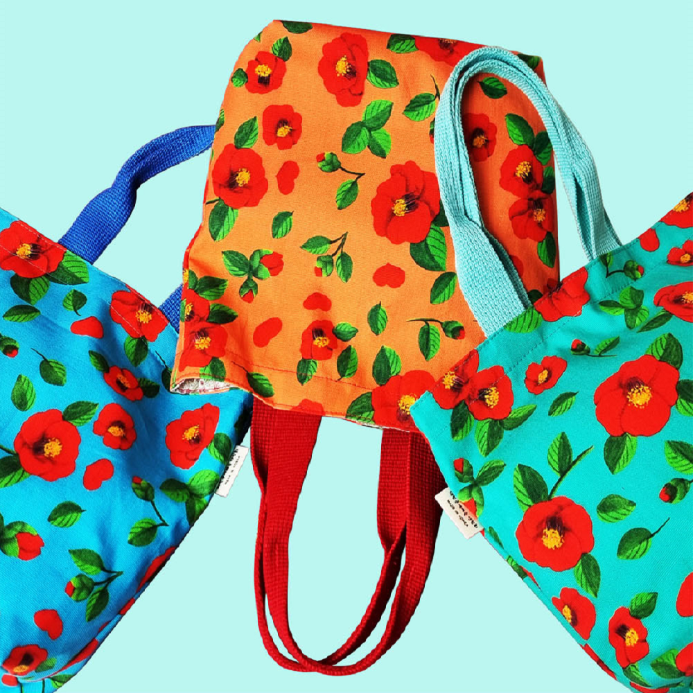 Camellia Pastel Mini Eco Bag