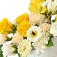 detail image1  Soap Flower Carnations Center Piece  L (White Yellow)