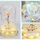 detail image4 LED flower road Aurora rose glass dome mood light lover's gift