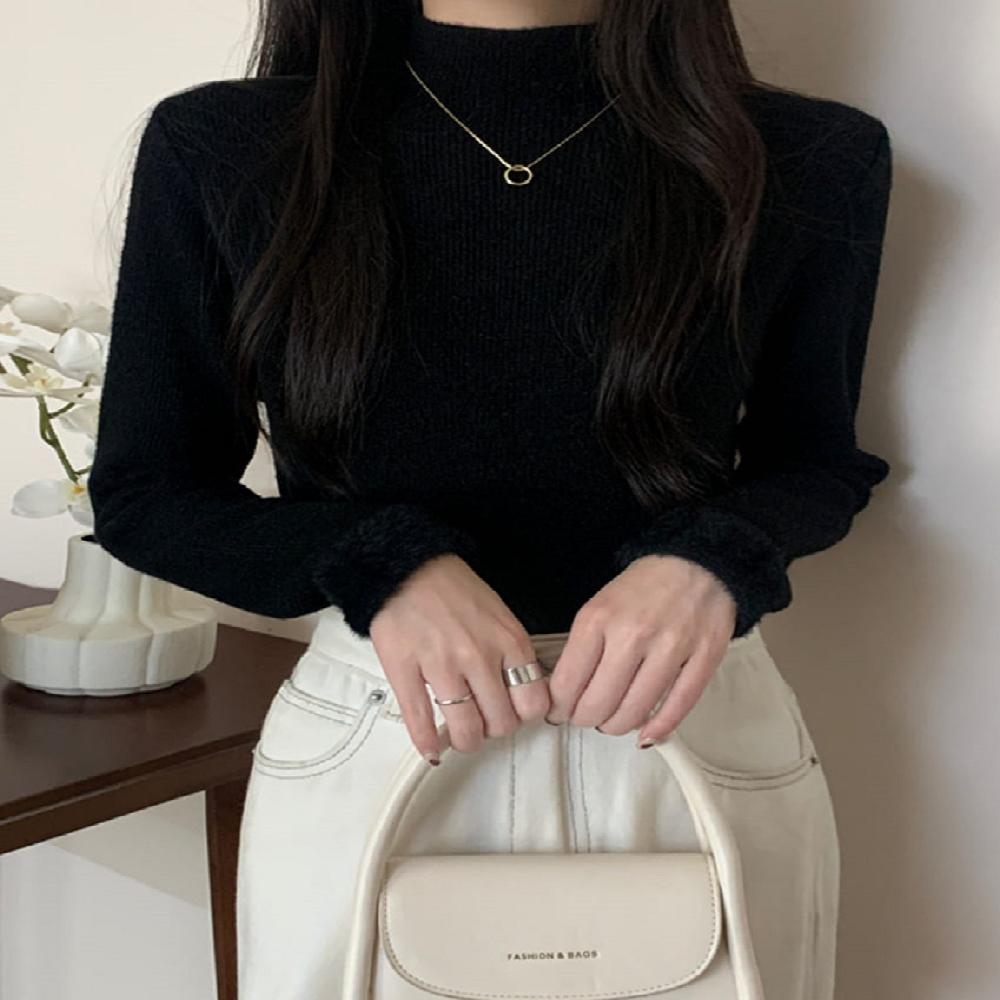 Clean Half Turtleneck Knitwear