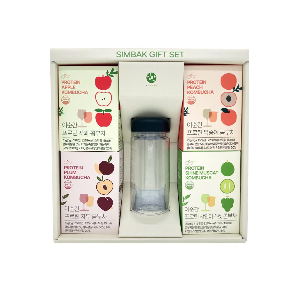 At this moment Protein Kombucha 4 flavours gift set