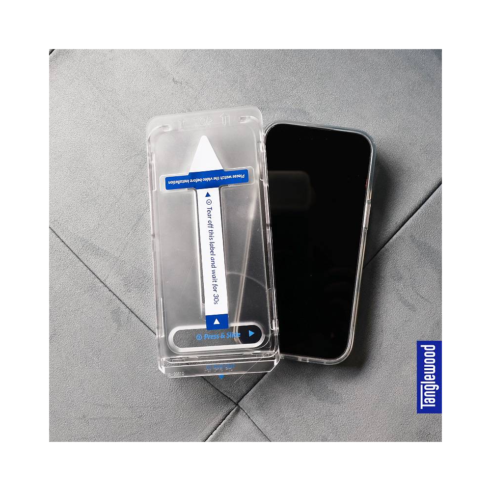 Tanglewood Bezel-less White Label Tempered Glass for iPhone 15