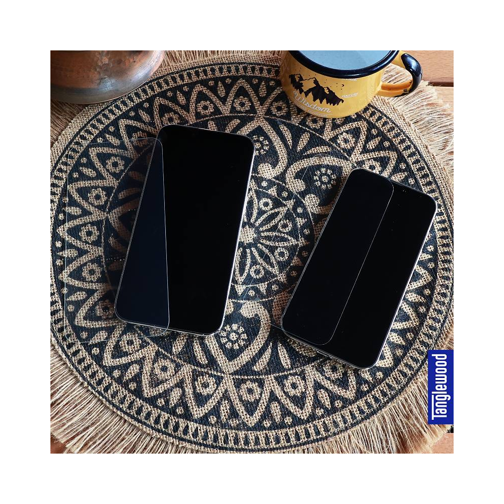 Tanglewood Bezel-less White Label Tempered Glass for iPhone 15