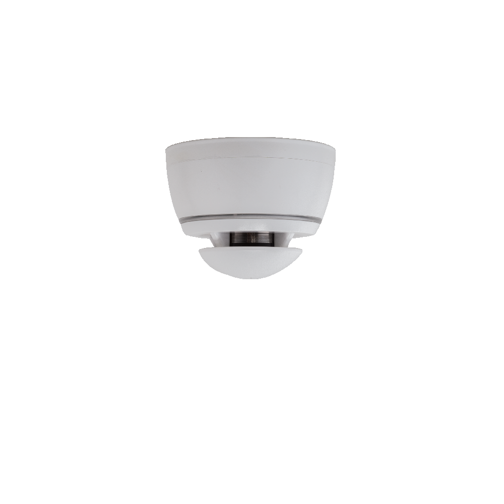 Wireless linked fire detector
