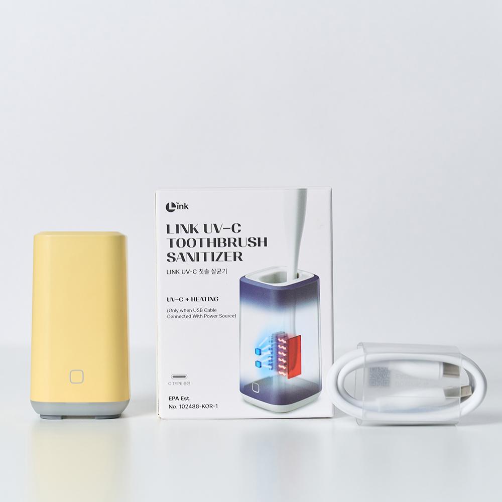 LINK UV-C + Heat drying Toothbrush Sanitizer