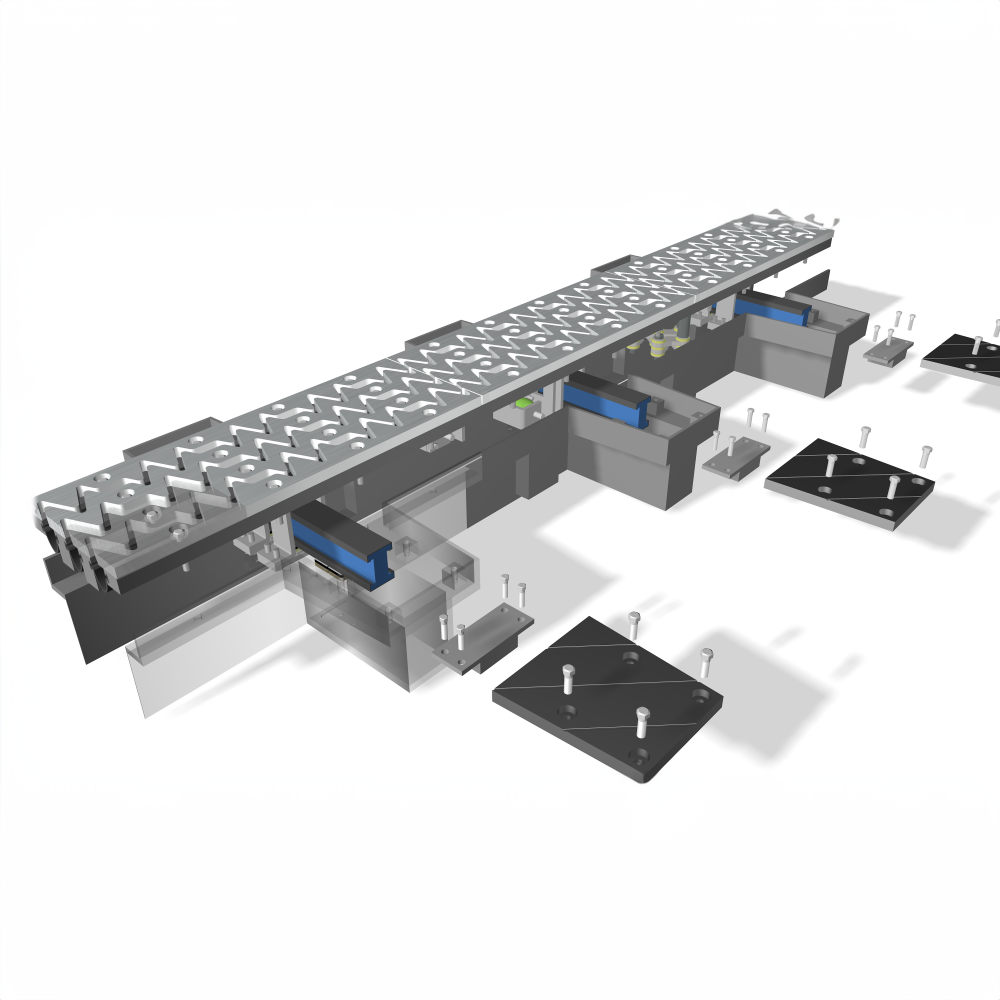 [EXPANSION JOINT for Bridge] Mosaic Finger Rail Replacement System | DBHRS-FR160 ~ DBHRS-FR800