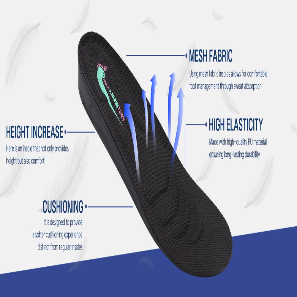 Functional Height-Raising Insole for Woman 2.5cm