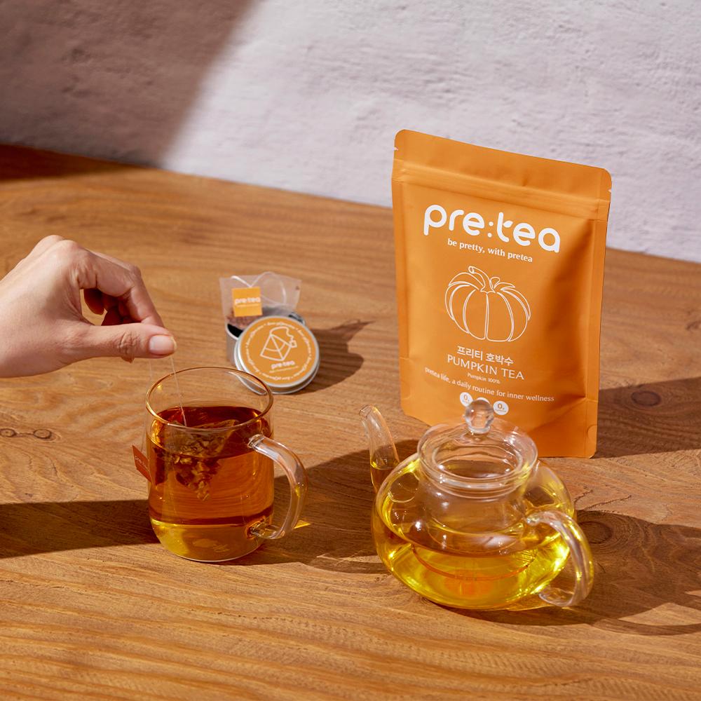 PRETEA PUMPKIN HERBAL TEA, (1.5g*20tea)