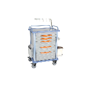 Patient Emergency Trolley, Medical Nursing Crash Cart, Medical Cart hospital Furniture