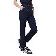 full image Women's-Zipper-Pocket-Split-Hem-Scrub-Pants-Eco-Navy